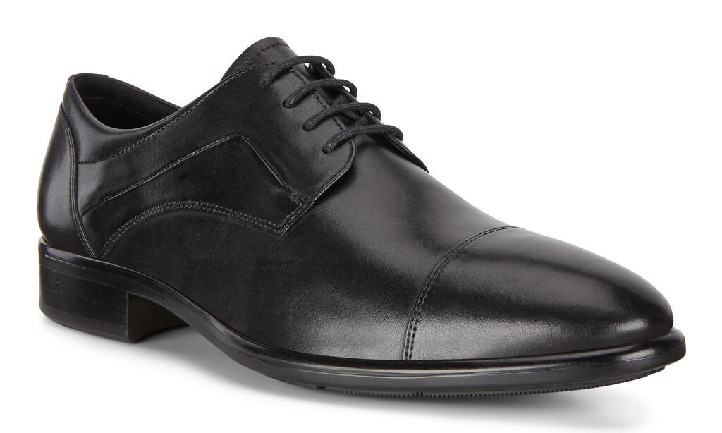 Ecco Citytray Mens Dress Shoes In Black - India DLK-572309